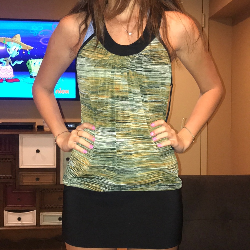 Long V-Neck Tank Top